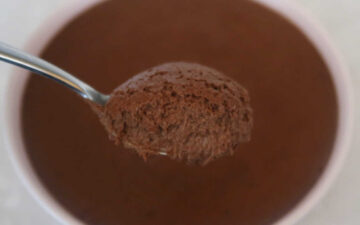 Dark Chocolate Mousse Recipe - how to make the best quick and easy simple no bake dessert