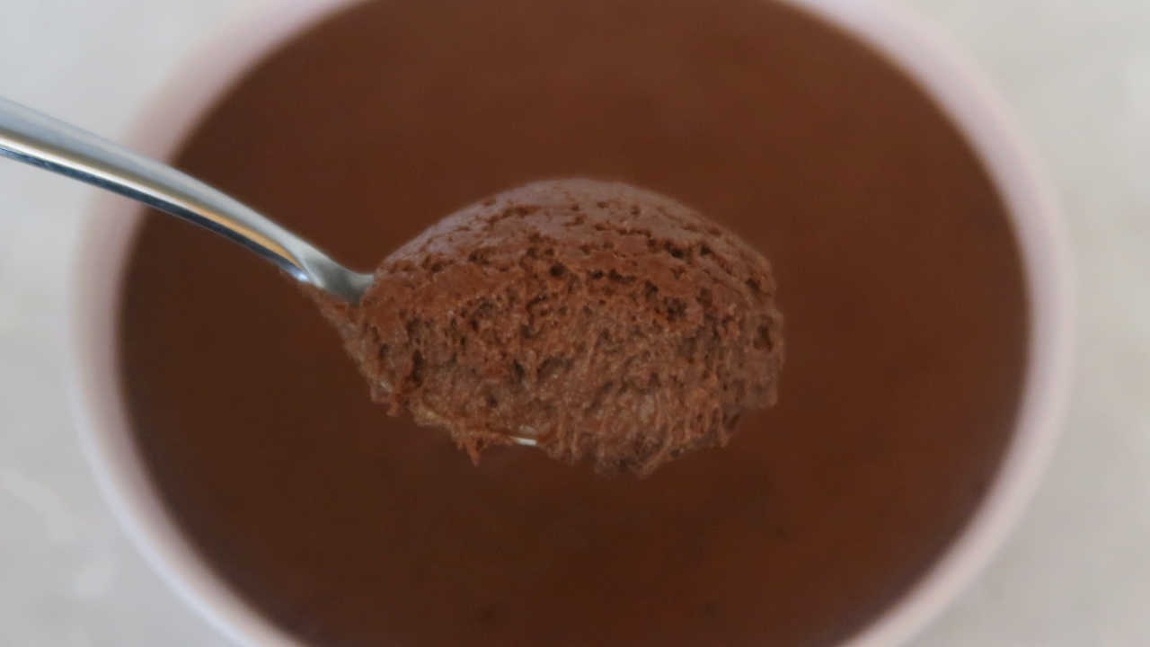 Dark Chocolate Mousse Recipe - how to make the best quick and easy simple no bake dessert