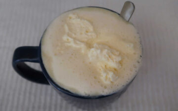 Homemade White Hot Chocolate Recipe - how to make the best easy creamy DIY warming 3 ingredient